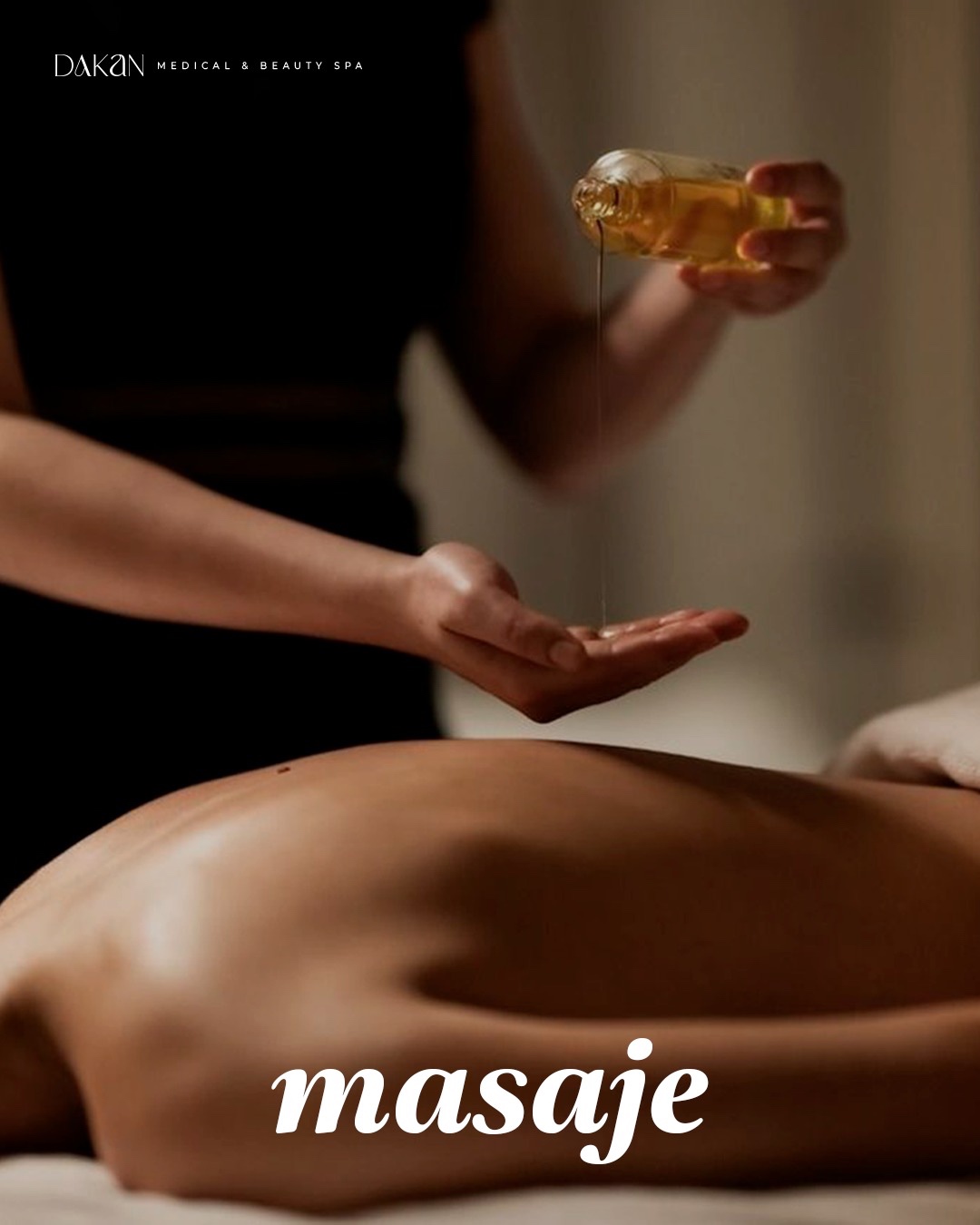 Masaje relajante con aceites